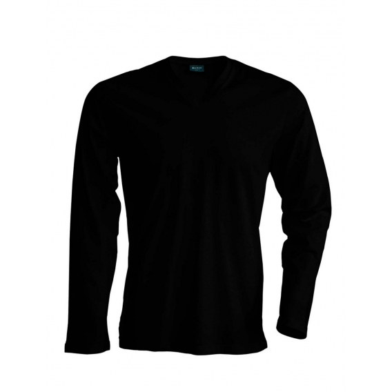 MEN'S LONG SLEEVE V-NECK T-SHIRT
