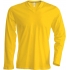 MEN'S LONG-SLEEVED V-NECK T-SHIRT
