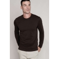 MEN'S LONG-SLEEVED CREW NECK T-SHIRT