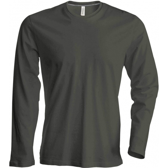 MEN'S LONG-SLEEVED CREW NECK T-SHIRT
