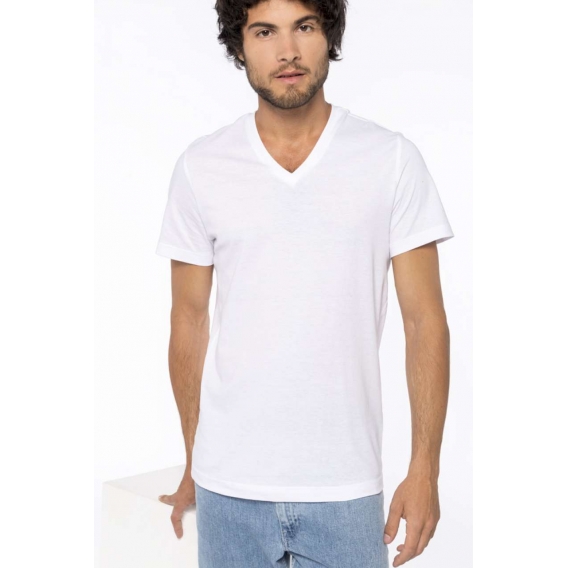 MEN'S SHORT-SLEEVED V-NECK T-SHIRT