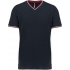 MEN'S PIQUÉ KNIT V-NECK T-SHIRT