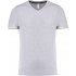 MEN'S PIQUÉ KNIT V-NECK T-SHIRT