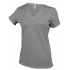 LADIES' SHORT-SLEEVED V-NECK T-SHIRT