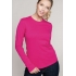 LADIES' LONG-SLEEVED CREW NECK T-SHIRT