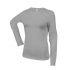LADIES' LONG-SLEEVED CREW NECK T-SHIRT