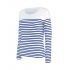 LADIES’ LONG-SLEEVED BRETON STRIPE TOP