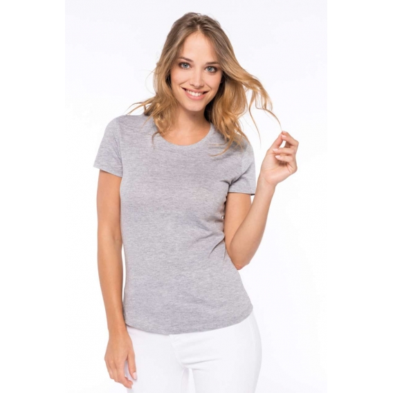 LADIES' CREW NECK SHORT SLEEVE T-SHIRT
