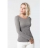 LADIES’ ORGANIC COTTON CREW NECK LONG-SLEEVED T-SHIRT