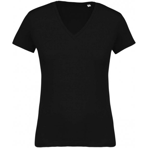 LADIES’ ORGANIC COTTON V-NECK T-SHIRT