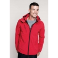 MEN'S DETACHABLE HOODED SOFTSHELL JACKET