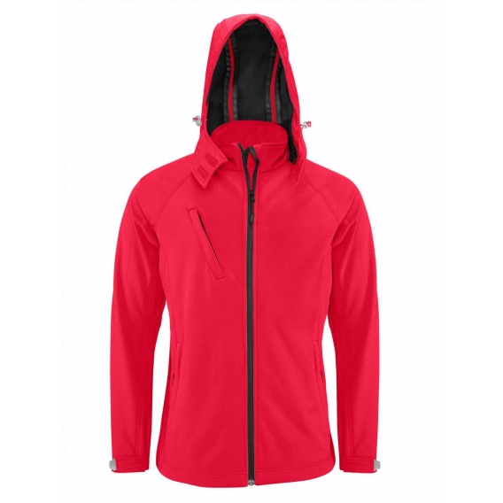 MEN'S DETACHABLE HOODED SOFTSHELL JACKET