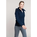 LADIES' DETACHABLE HOODED SOFTSHELL JACKET