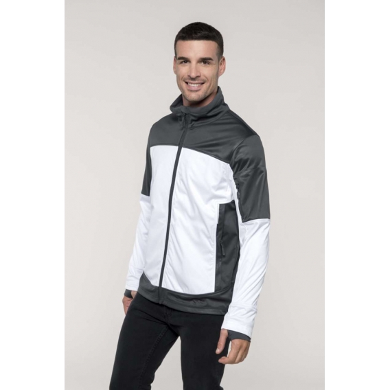MEN'S TWO-TONE SOFTSHELL JACKET