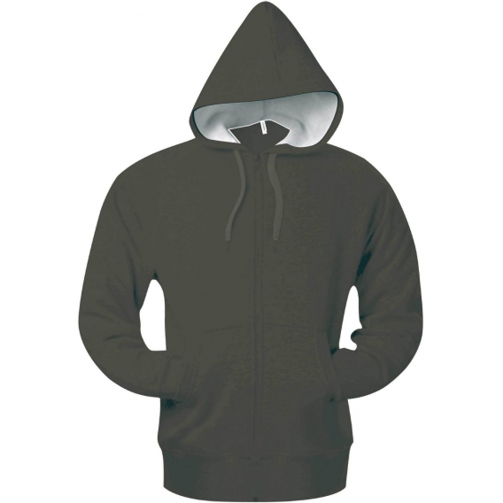 FULL ZIP HOODED SWEATSHIRT
