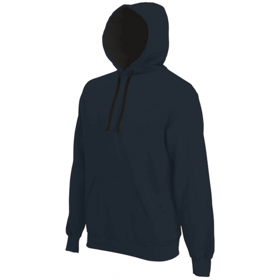 MEN'S CONTRAST HOODED SWEATSHIRT