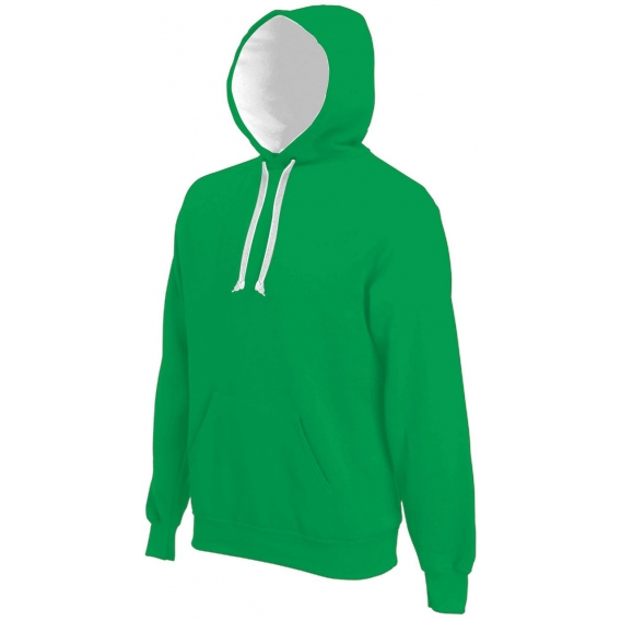 MEN'S CONTRAST HOODED SWEATSHIRT