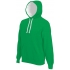 MEN'S CONTRAST HOODED SWEATSHIRT