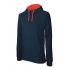 MEN'S CONTRAST HOODED SWEATSHIRT