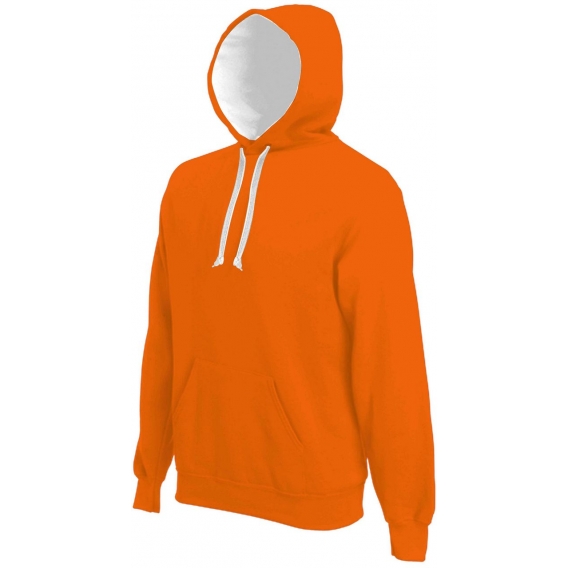 MEN'S CONTRAST HOODED SWEATSHIRT
