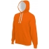 MEN'S CONTRAST HOODED SWEATSHIRT