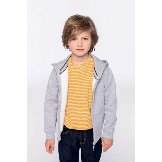 KIDS FULL ZIP HOODED SWEATSHIRT