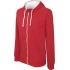 MEN'S CONTRAST HOODED FULL ZIP SWEATSHIRT