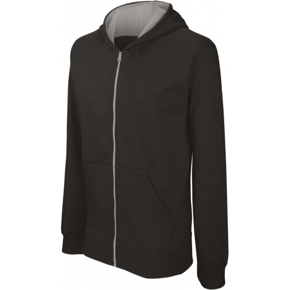 KIDS' FULL ZIP HOODED SWEATSHIRT