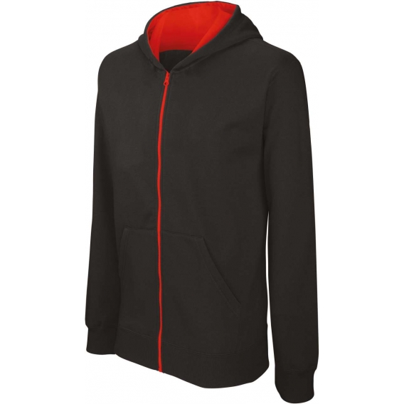 KIDS' FULL ZIP HOODED SWEATSHIRT