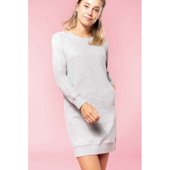 ORGANIC FLEECE LOUNGE DRESS