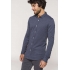 LONG-SLEEVED JACQUARD KNIT SHIRT