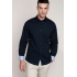 LONG-SLEEVED WASHED COTTON POPLIN SHIRT