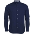 LONG-SLEEVED WASHED COTTON POPLIN SHIRT