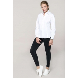 LADIES' LONG-SLEEVED STRETCH SHIRT