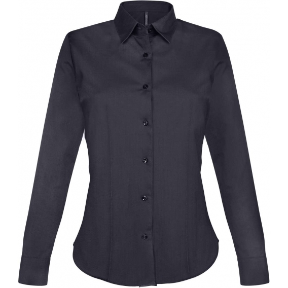 LADIES' LONG-SLEEVED STRETCH SHIRT