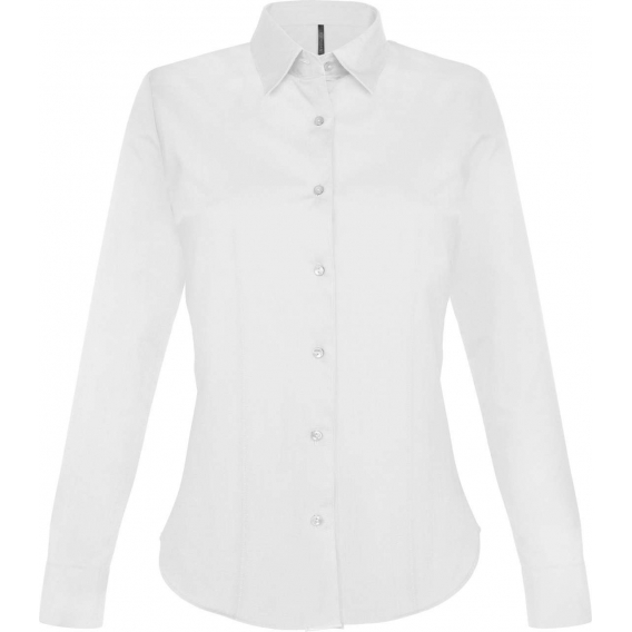 LADIES' LONG-SLEEVED STRETCH SHIRT
