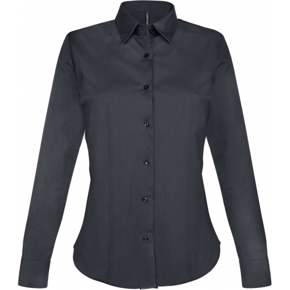 LADIES' LONG-SLEEVED STRETCH SHIRT