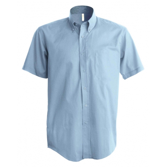 SHORT-SLEEVED COTTON/ELASTANE SHIRT