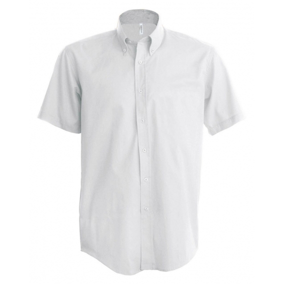 SHORT-SLEEVED COTTON/ELASTANE SHIRT