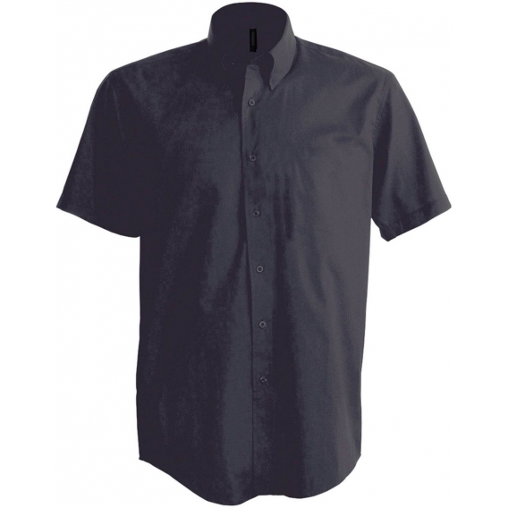 SHORT-SLEEVED COTTON/ELASTANE SHIRT