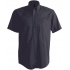 SHORT-SLEEVED COTTON/ELASTANE SHIRT