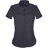 LADIES' SHORT-SLEEVED COTTON/ELASTANE SHIRT