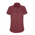 LADIES' SHORT-SLEEVED COTTON/ELASTANE SHIRT