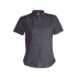 LADIES' SHORT-SLEEVED COTTON/ELASTANE SHIRT