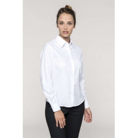 LADIES' LONG-SLEEVED OXFORD SHIRT