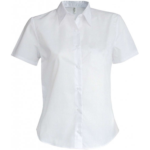 LADIES' SHORT-SLEEVED OXFORD SHIRT