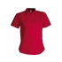 LADIES' SHORT-SLEEVED COTTON POPLIN SHIRT