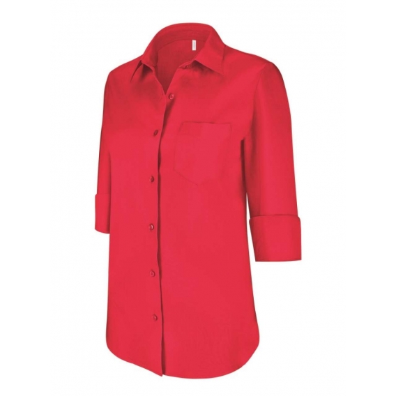 LADIES' 3/4 SLEEVED SHIRT
