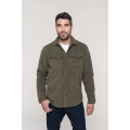 SHERPA-LINED FLEECE OVERSHIRT
