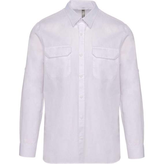 MEN'S LONG-SLEEVED SAFARI SHIRT